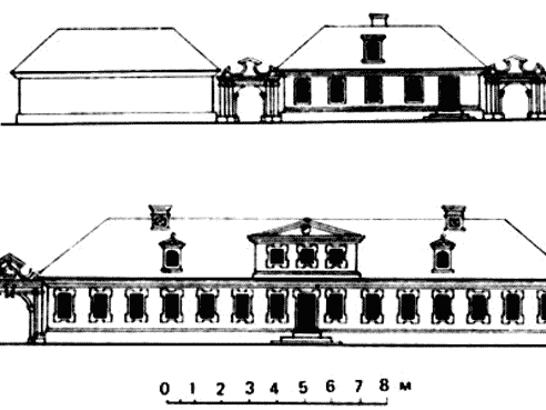 Илл. 4. Д. Трезини. Проект «дома для зажиточных людей». 1714 г.