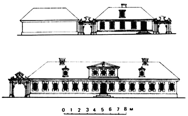 Илл. 4. Д. Трезини. Проект «дома для зажиточных людей». 1714 г.