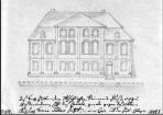Илл.7 . Дом обер-гофмейстера Матвея Дмитриевича Олсуфьева. Рисунок 1740- х гг.
