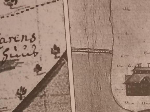 Илл. 2. «Царский дом». Фрагменты карт Петербурга и его окрестностей, составленные по показаниям дезертиров и пленных. 1708 г.